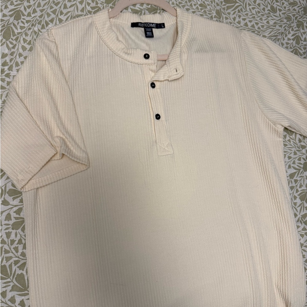 Rusticdime bke Men's Cream Shirt